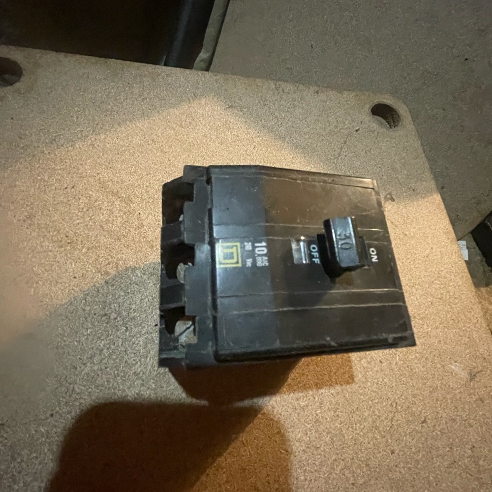 Square D 30 amp HACR Circuit Breaker
